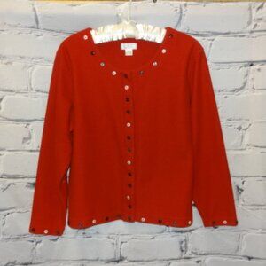 Christopher & Banks Red Sweater, Like New